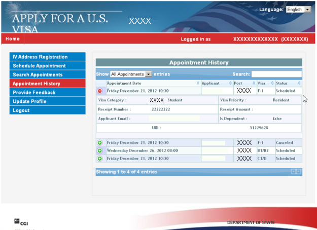 Appointment History